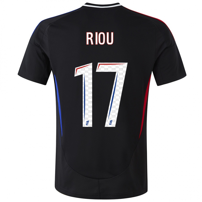 Hombre Camiseta Remy Riou #17 Negro 2ª Equipación 2024/25 La Camisa México