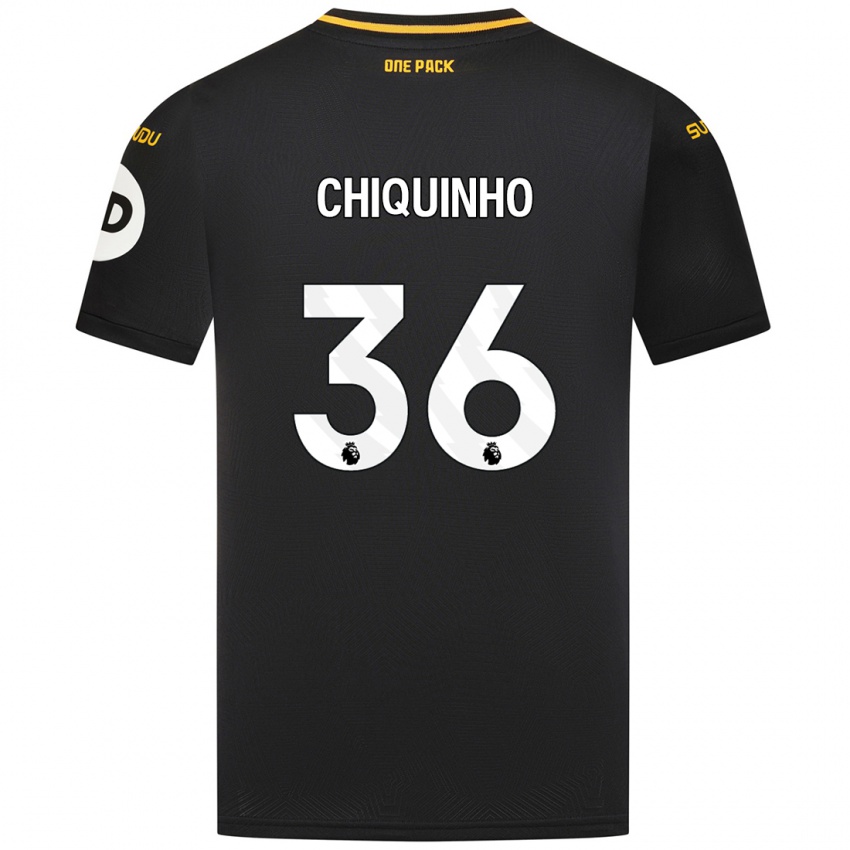 Hombre Camiseta Chiquinho #36 Negro 2ª Equipación 2024/25 La Camisa México