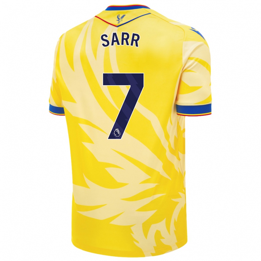 Hombre Camiseta Ismaila Sarr #7 Amarillo 2ª Equipación 2024/25 La Camisa México