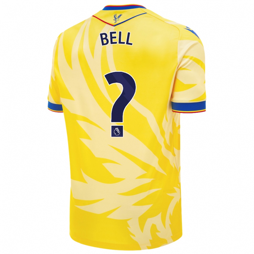 Hombre Camiseta Freddie Bell #0 Amarillo 2ª Equipación 2024/25 La Camisa México