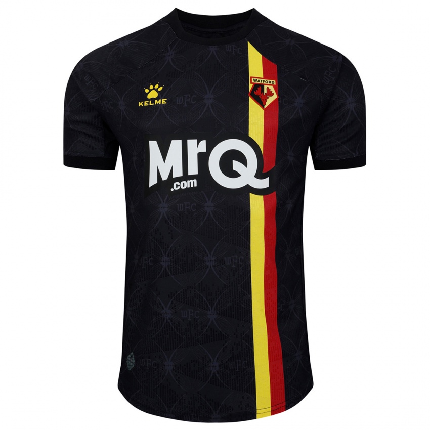 Hombre Camiseta Max Smith #0 Negro Blanco 2ª Equipación 2024/25 La Camisa México