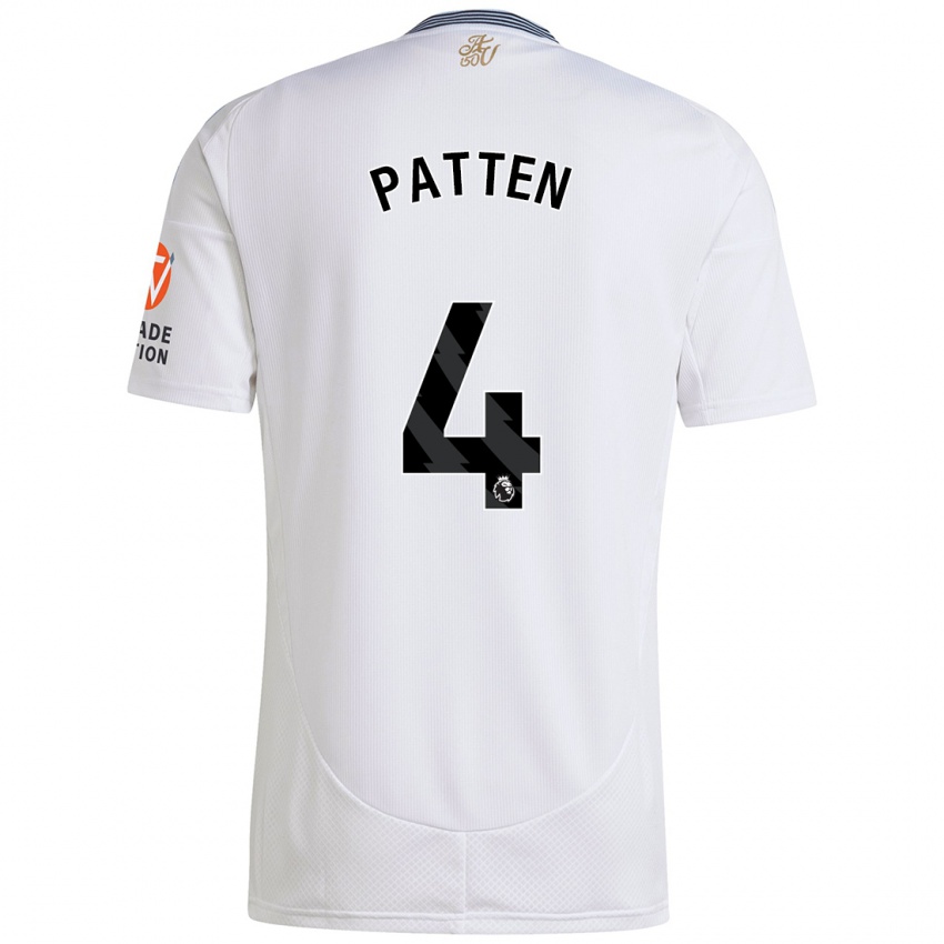 Hombre Camiseta Anna Patten #4 Blanco 2ª Equipación 2024/25 La Camisa México