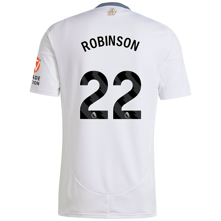 Hombre Camiseta Katie Robinson #22 Blanco 2ª Equipación 2024/25 La Camisa México