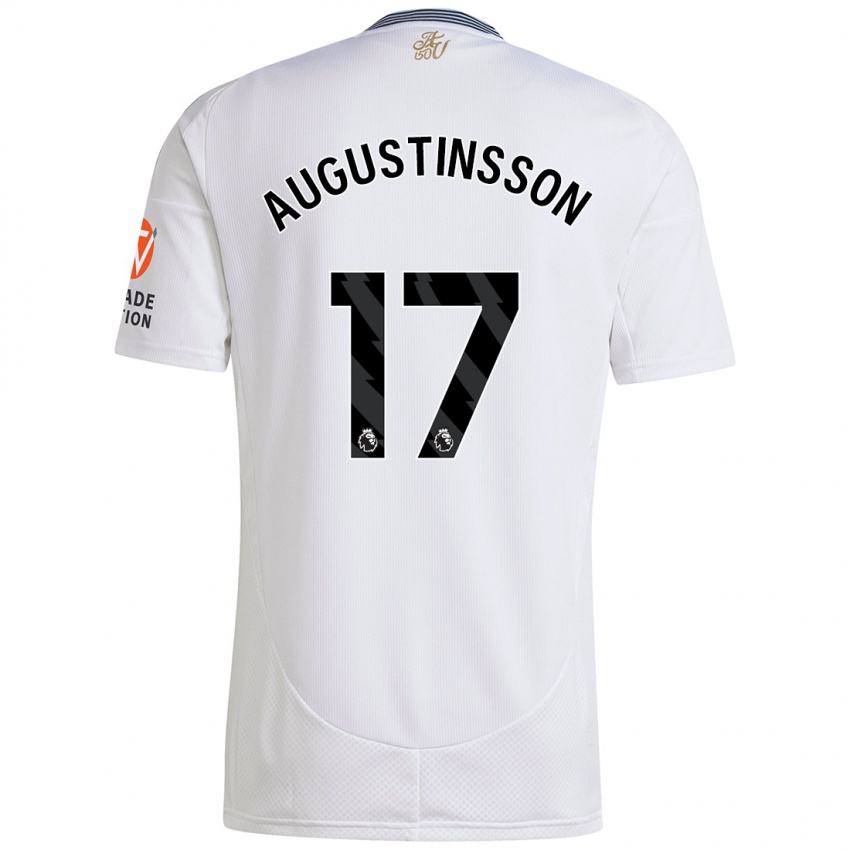 Hombre Camiseta Ludwig Augustinsson #17 Blanco 2ª Equipación 2024/25 La Camisa México