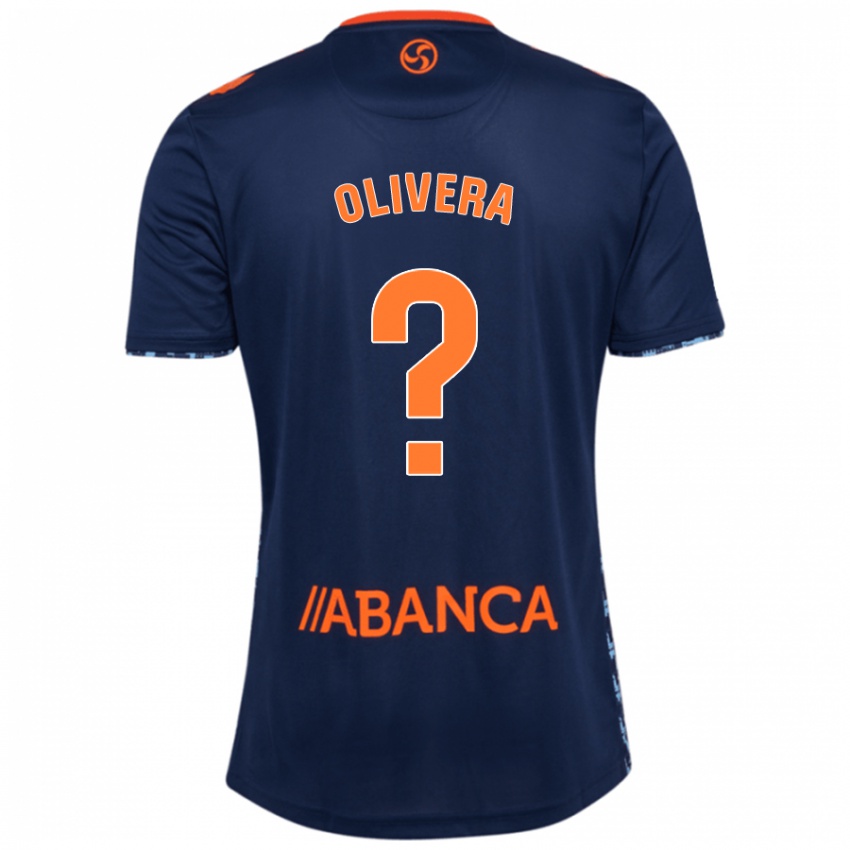 Hombre Camiseta Nacho Olivera #0 Azul Marino 2ª Equipación 2024/25 La Camisa México