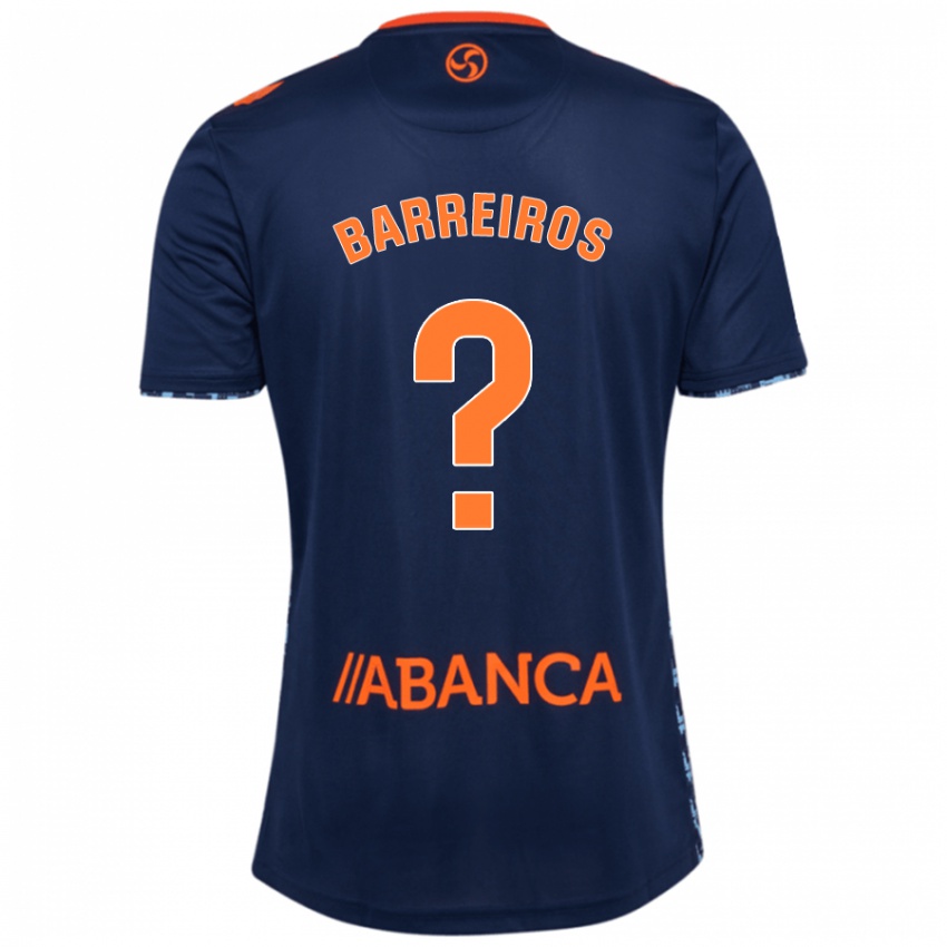 Hombre Camiseta Iago Barreiros #0 Azul Marino 2ª Equipación 2024/25 La Camisa México