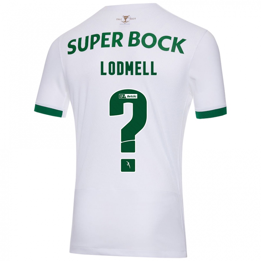 Hombre Camiseta William Lodmell #0 Blanco Verde 2ª Equipación 2024/25 La Camisa México