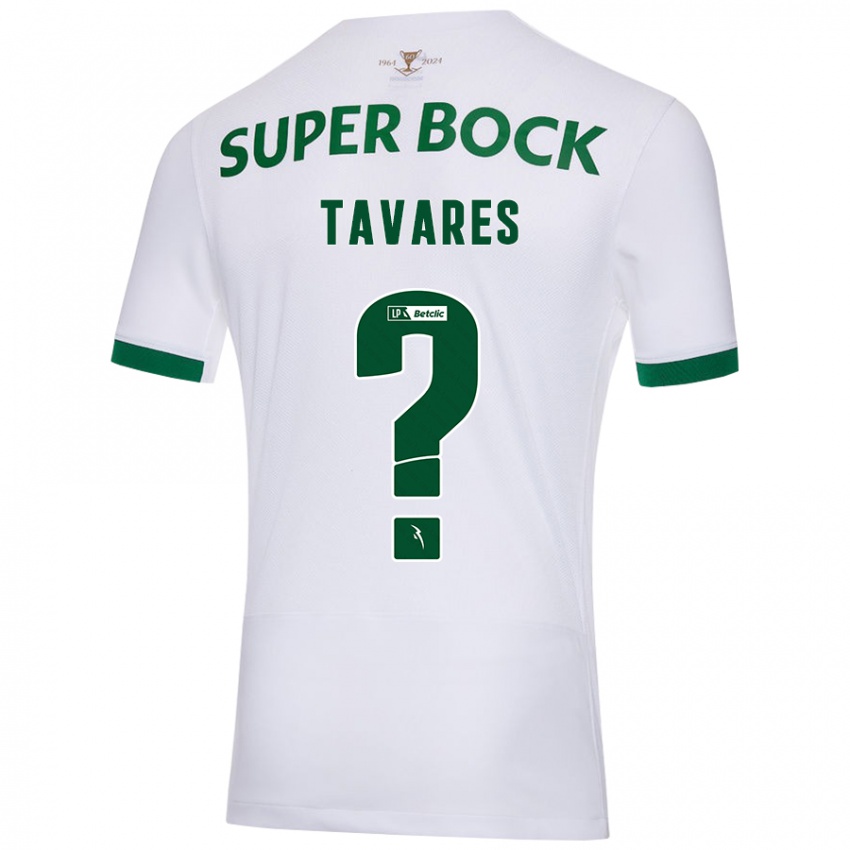 Hombre Camiseta Leonardo Tavares #0 Blanco Verde 2ª Equipación 2024/25 La Camisa México