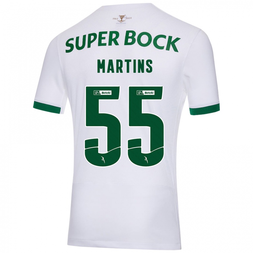 Hombre Camiseta Carolina Martins #55 Blanco Verde 2ª Equipación 2024/25 La Camisa México