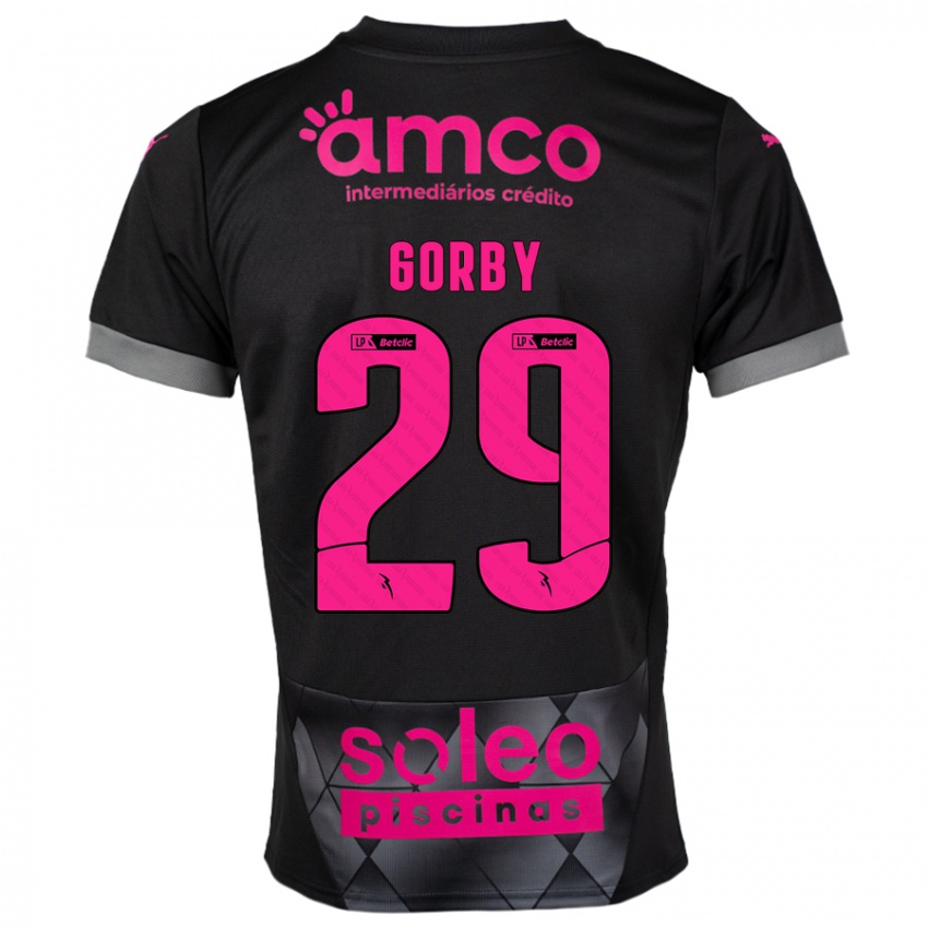 Hombre Camiseta Gorby #29 Negro Rosa 2ª Equipación 2024/25 La Camisa México