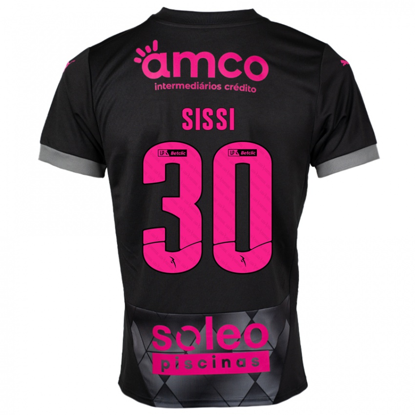 Hombre Camiseta Sissi #30 Negro Rosa 2ª Equipación 2024/25 La Camisa México