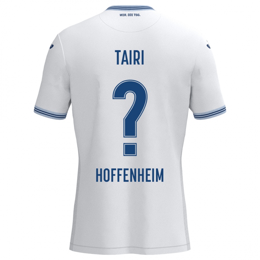 Hombre Camiseta Zidan Tairi #0 Blanco Azul 2ª Equipación 2024/25 La Camisa México