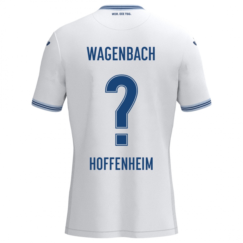 Hombre Camiseta Lion Wagenbach #0 Blanco Azul 2ª Equipación 2024/25 La Camisa México