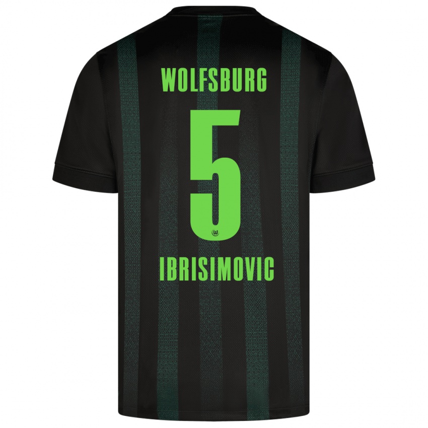 Hombre Camiseta Amar Ibrisimovic #5 Verde Oscuro 2ª Equipación 2024/25 La Camisa México