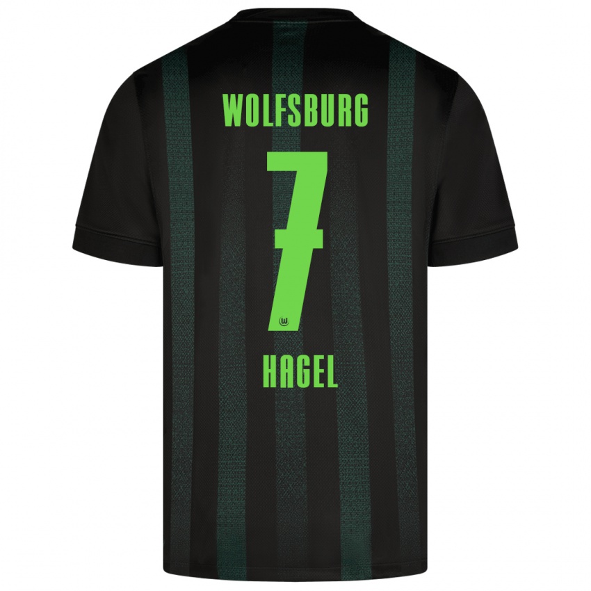 Hombre Camiseta Chantal Hagel #7 Verde Oscuro 2ª Equipación 2024/25 La Camisa México