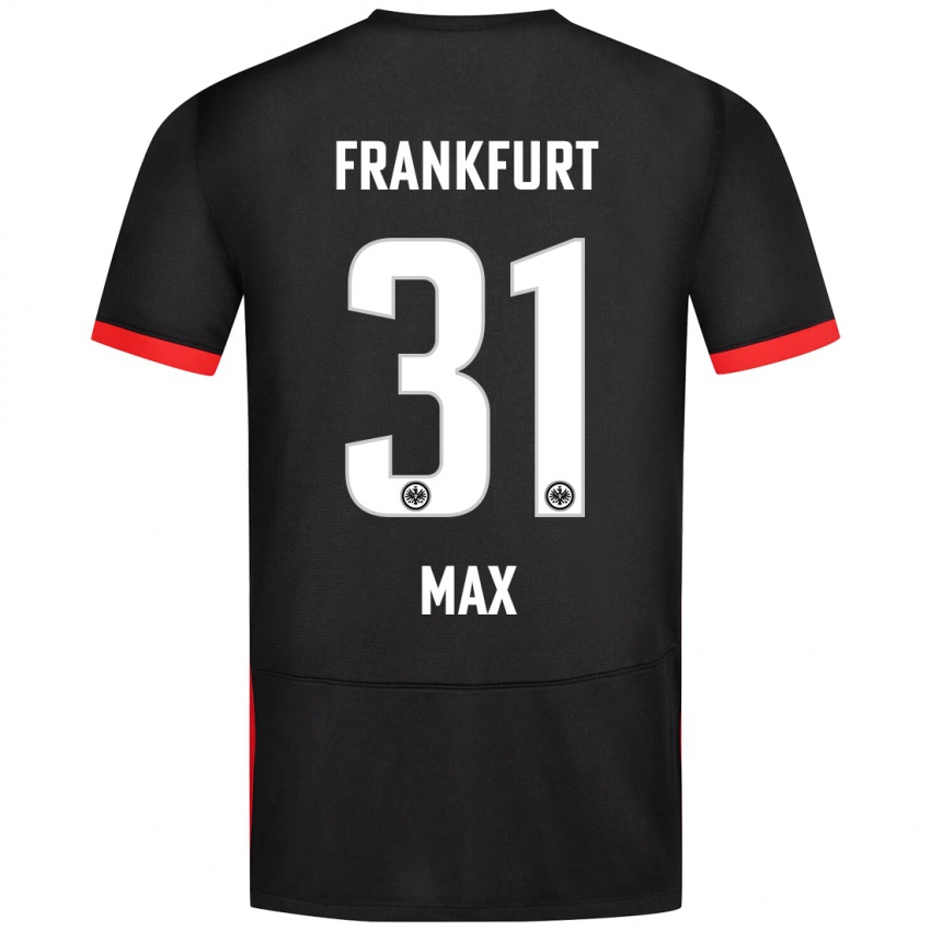 Hombre Camiseta Philipp Max #31 Negro 2ª Equipación 2024/25 La Camisa México