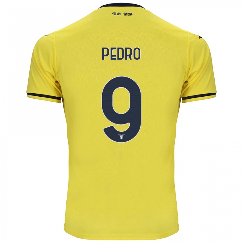 Hombre Camiseta Pedro #9 Amarillo 2ª Equipación 2024/25 La Camisa México