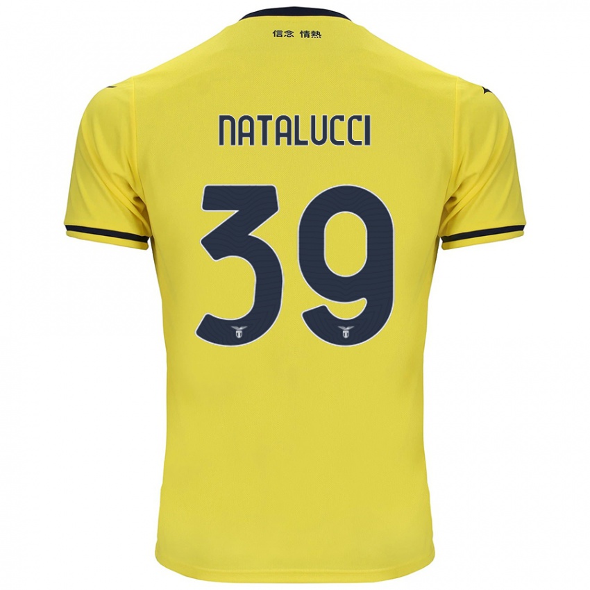 Hombre Camiseta Serena Natalucci #39 Amarillo 2ª Equipación 2024/25 La Camisa México