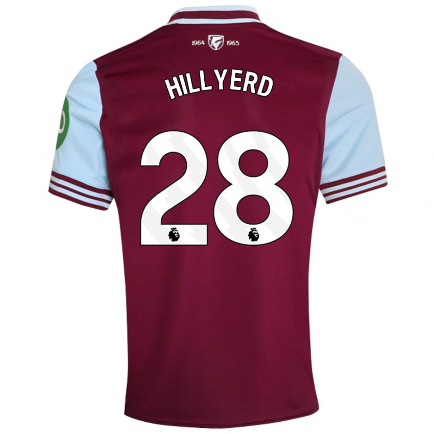 Mujer Camiseta Sophie Hillyerd #28 Rojo Oscuro 1ª Equipación 2024/25 La Camisa México