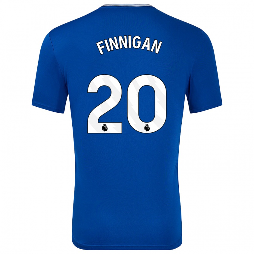 Mujer Camiseta Megan Finnigan #20 Azul Con 1ª Equipación 2024/25 La Camisa México