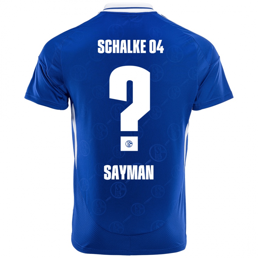 Mujer Camiseta Kayhan Sayman #0 Azul Real 1ª Equipación 2024/25 La Camisa México