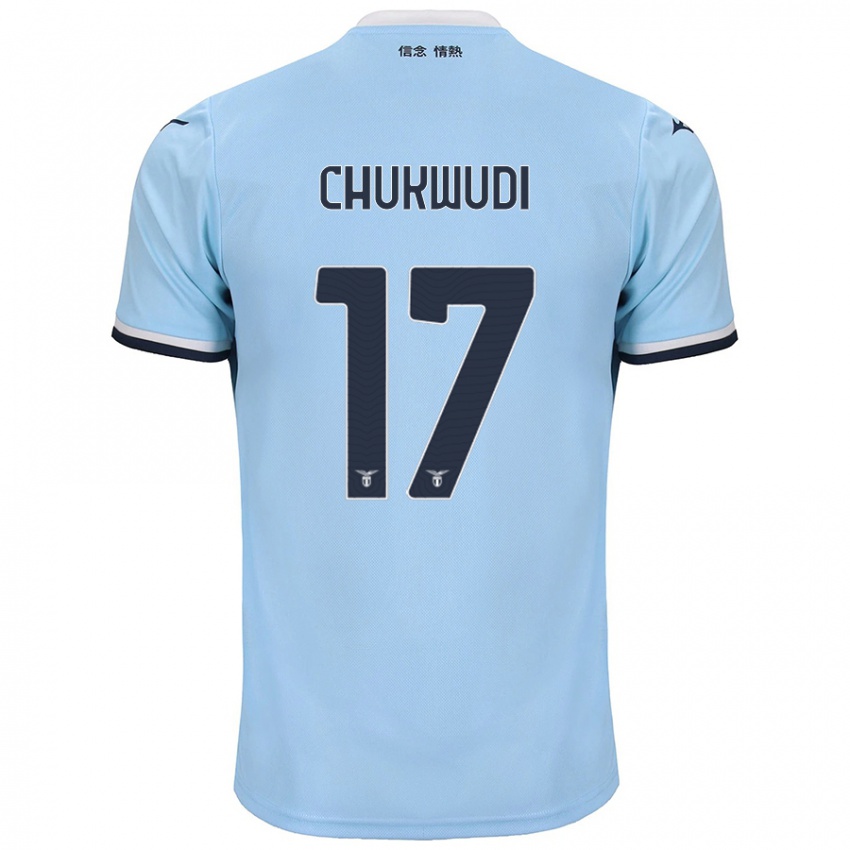 Mujer Camiseta Ogonna Franca Chukwudi #17 Azul 1ª Equipación 2024/25 La Camisa México