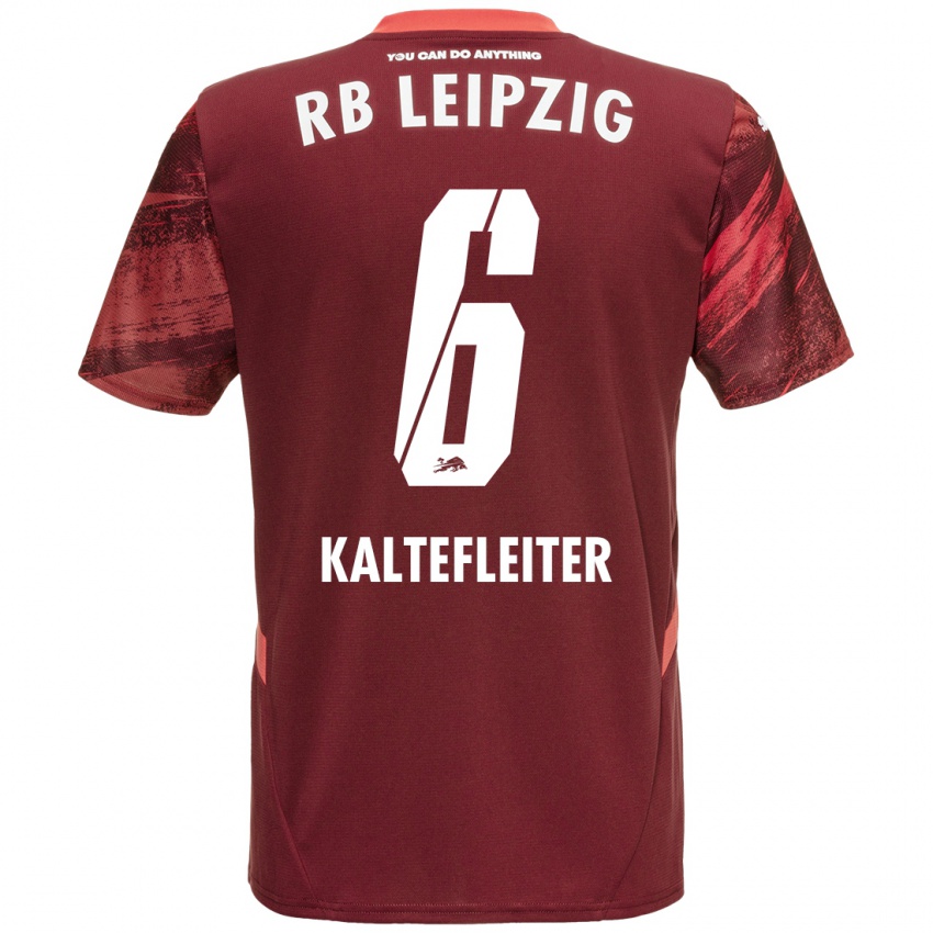 Mujer Camiseta Benno Kaltefleiter #6 Borgoña 2ª Equipación 2024/25 La Camisa México