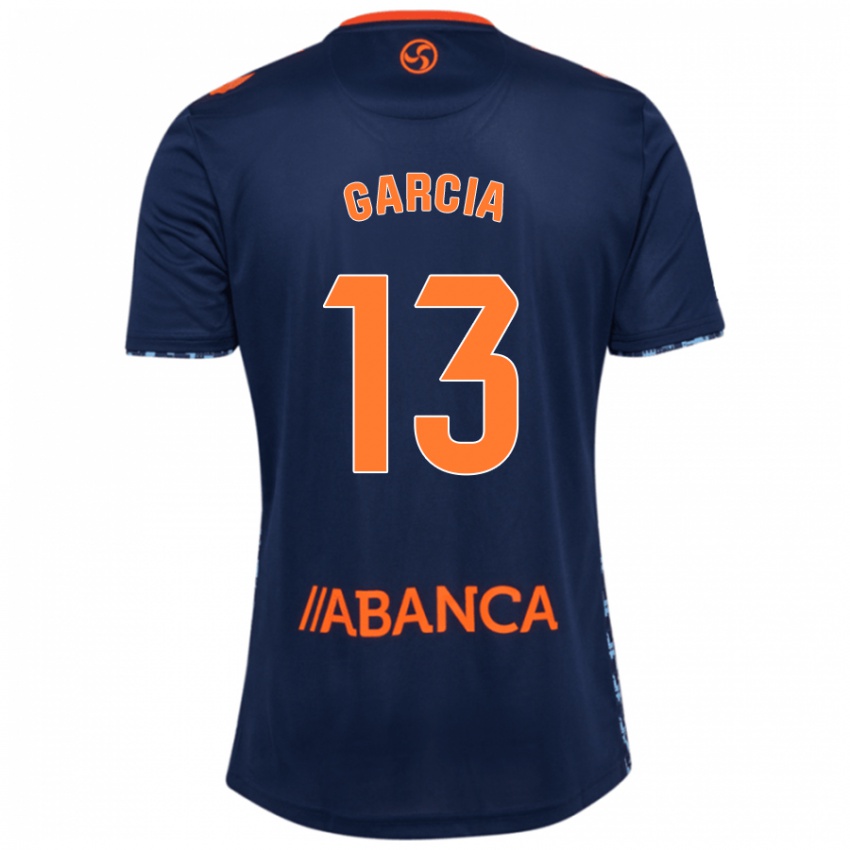 Mujer Camiseta Raul Garcia #13 Azul Marino 2ª Equipación 2024/25 La Camisa México