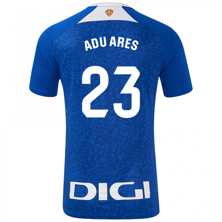 Mujer Camiseta Adu Ares #23 Azul Real 2ª Equipación 2024/25 La Camisa México