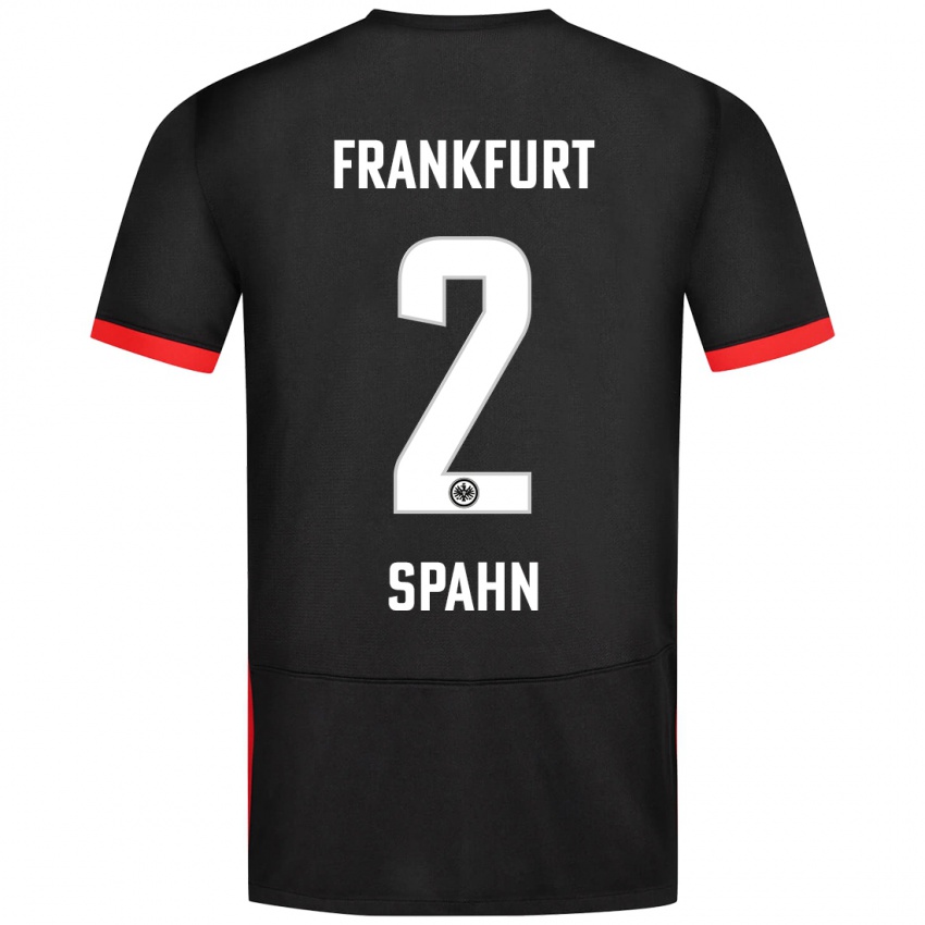 Mujer Camiseta Maurice Spahn #2 Negro 2ª Equipación 2024/25 La Camisa México