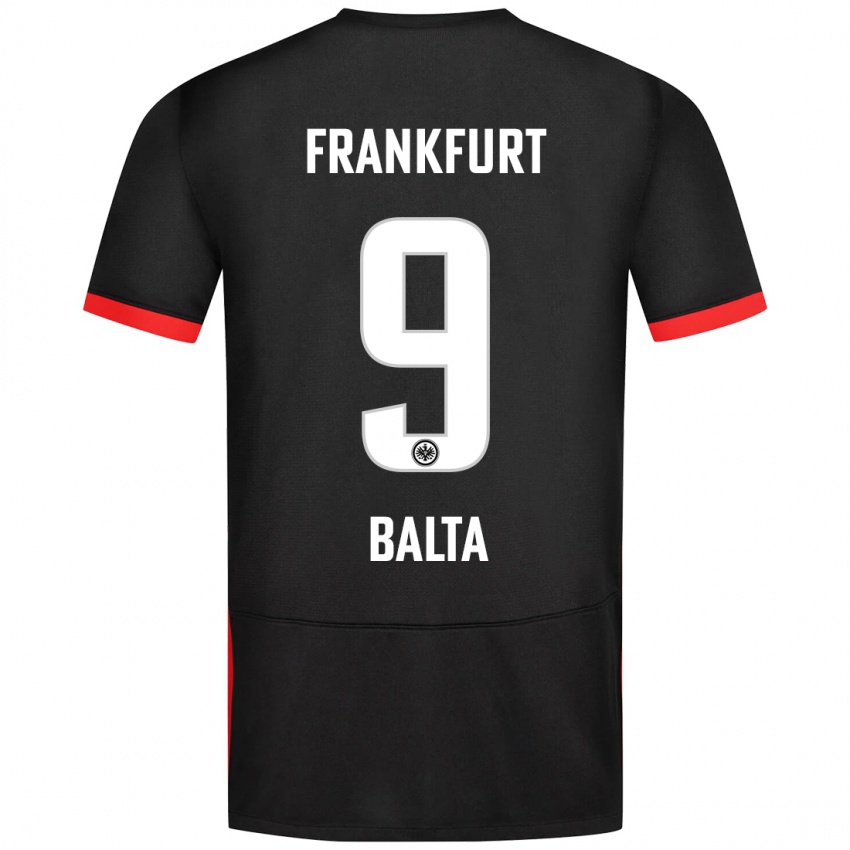 Mujer Camiseta Sahin Balta #9 Negro 2ª Equipación 2024/25 La Camisa México