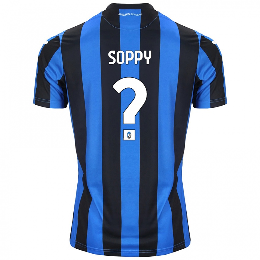 Niño Camiseta Brandon Soppy #0 Azul Negro 1ª Equipación 2024/25 La Camisa México