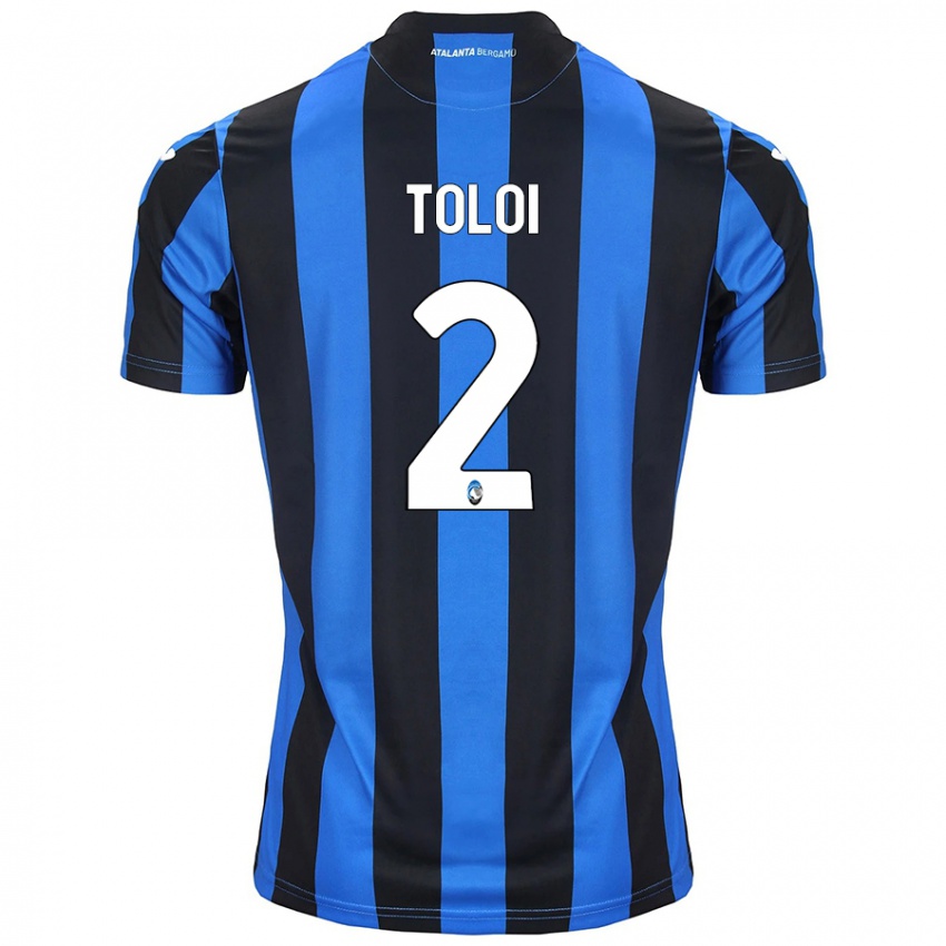 Niño Camiseta Rafael Tolói #2 Azul Negro 1ª Equipación 2024/25 La Camisa México