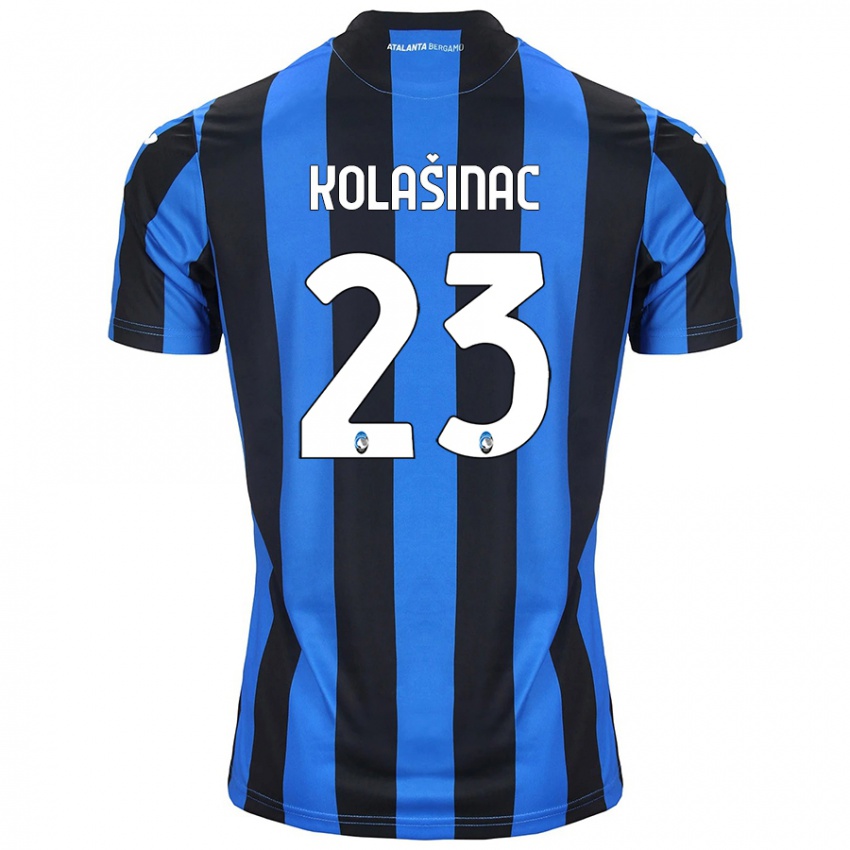 Niño Camiseta Sead Kolasinac #23 Azul Negro 1ª Equipación 2024/25 La Camisa México