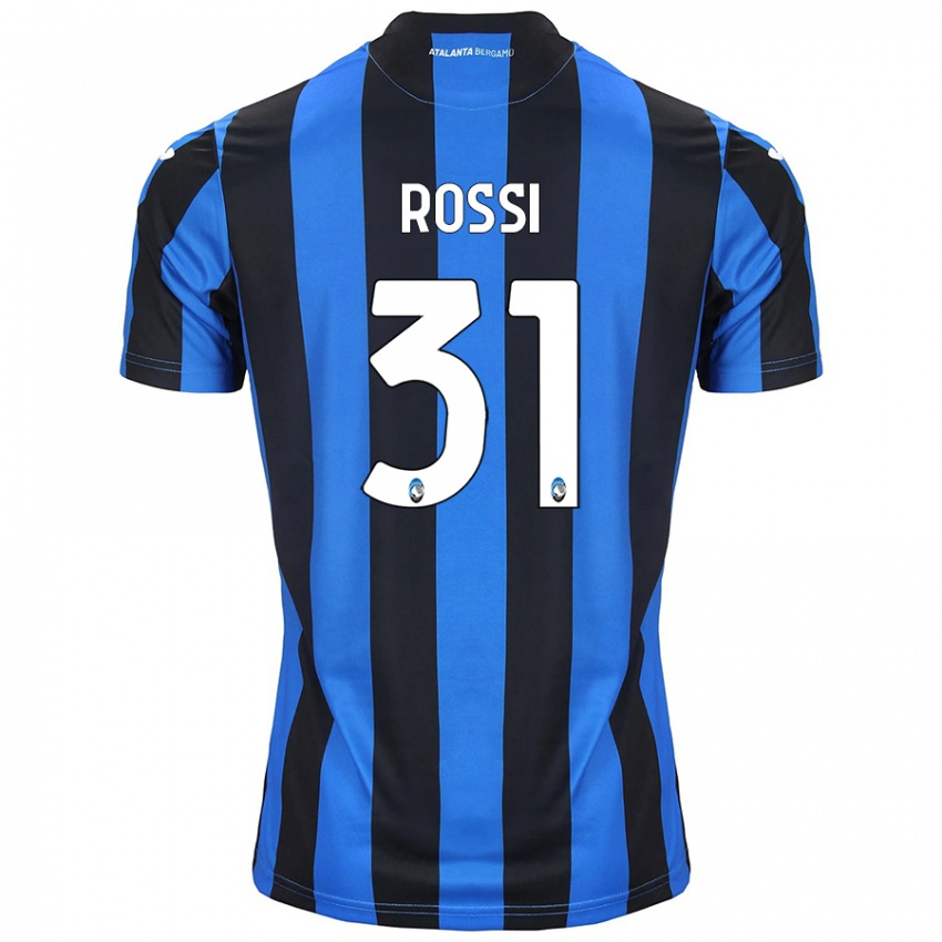 Niño Camiseta Francesco Rossi #31 Azul Negro 1ª Equipación 2024/25 La Camisa México