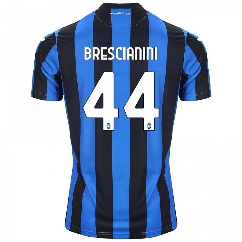 Niño Camiseta Marco Brescianini #44 Azul Negro 1ª Equipación 2024/25 La Camisa México