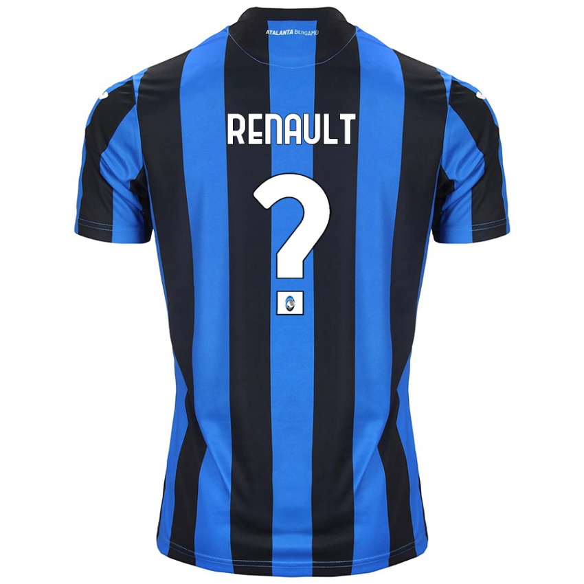 Niño Camiseta Guillaume Renault #0 Azul Negro 1ª Equipación 2024/25 La Camisa México