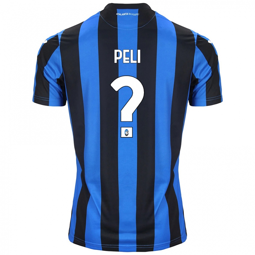 Niño Camiseta Lorenzo Peli #0 Azul Negro 1ª Equipación 2024/25 La Camisa México