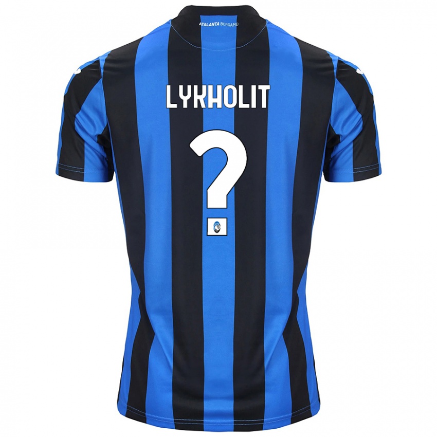 Niño Camiseta Ivan Lykholit #0 Azul Negro 1ª Equipación 2024/25 La Camisa México