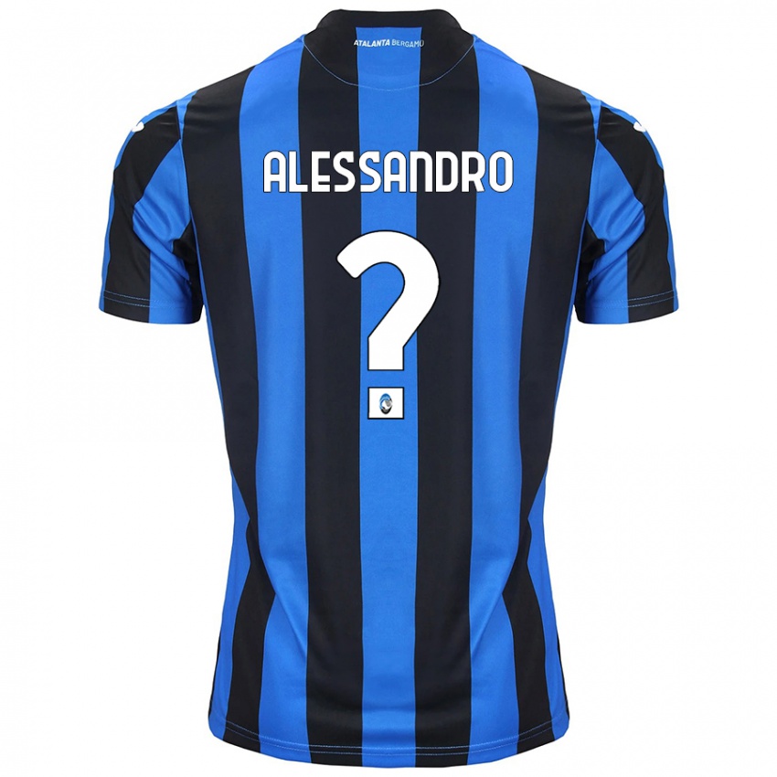 Niño Camiseta Alessandro Rinaldi #0 Azul Negro 1ª Equipación 2024/25 La Camisa México