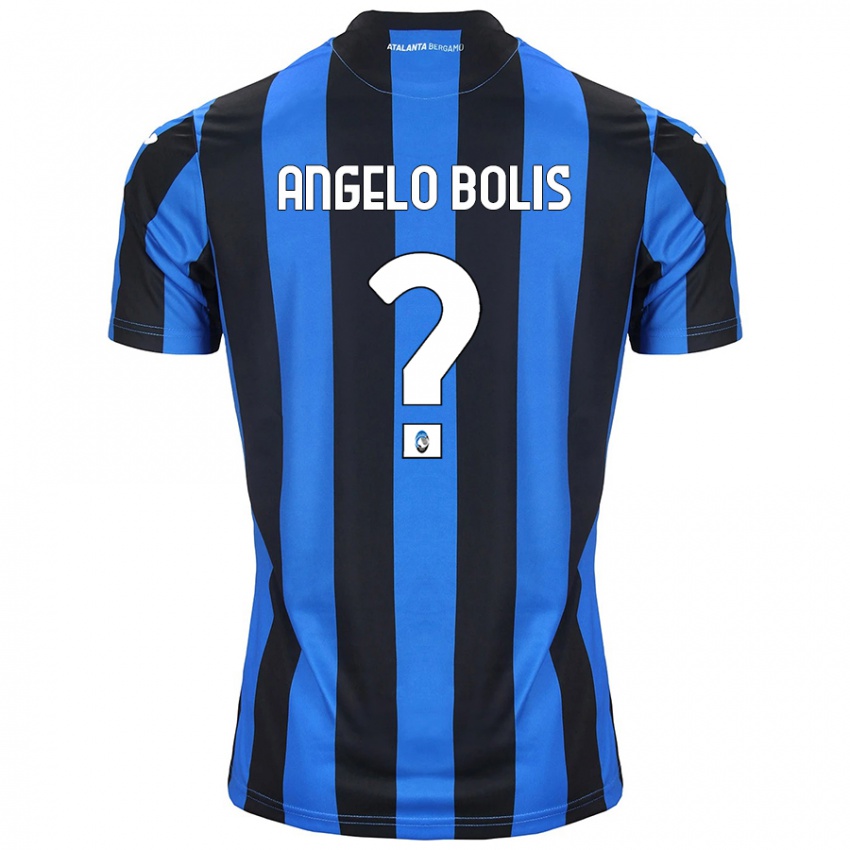 Niño Camiseta Tommaso Angelo Bolis #0 Azul Negro 1ª Equipación 2024/25 La Camisa México