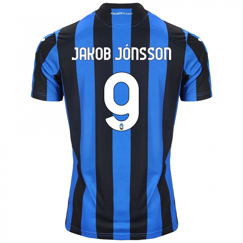 Niño Camiseta Birkir Jakob Jónsson #9 Azul Negro 1ª Equipación 2024/25 La Camisa México