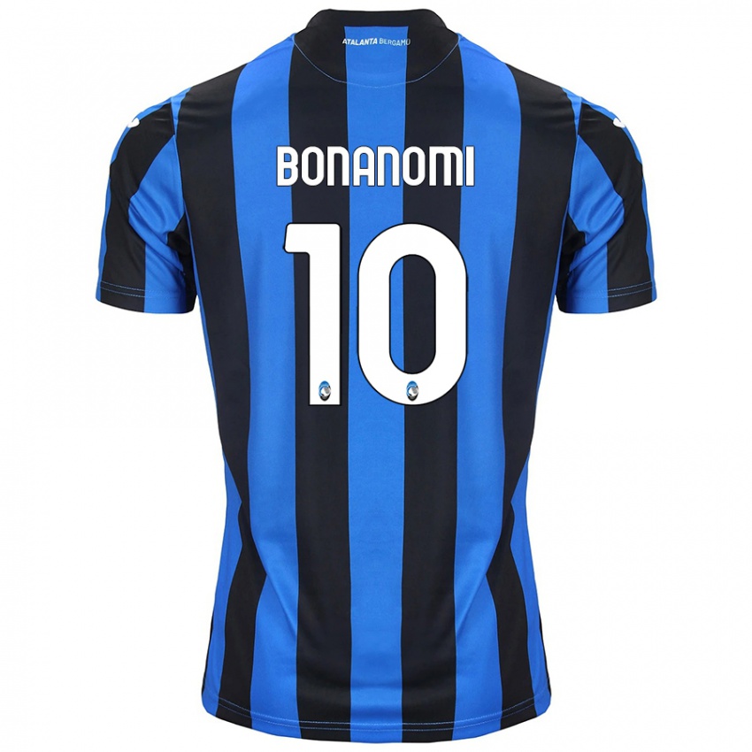 Niño Camiseta Andrea Bonanomi #10 Azul Negro 1ª Equipación 2024/25 La Camisa México