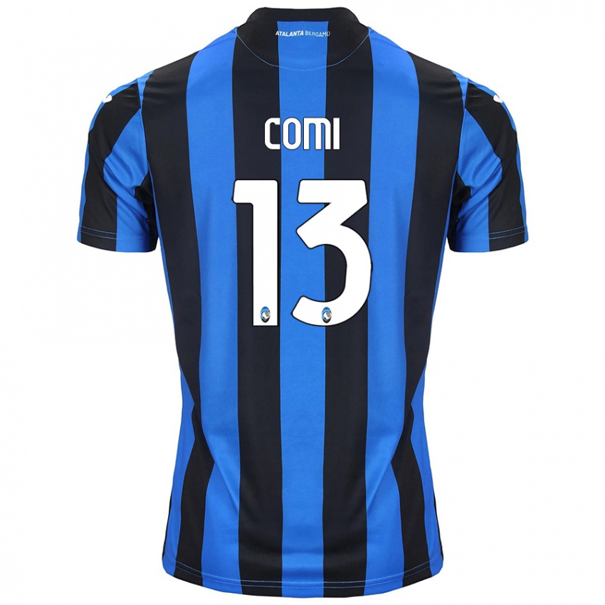 Niño Camiseta Pietro Comi #13 Azul Negro 1ª Equipación 2024/25 La Camisa México