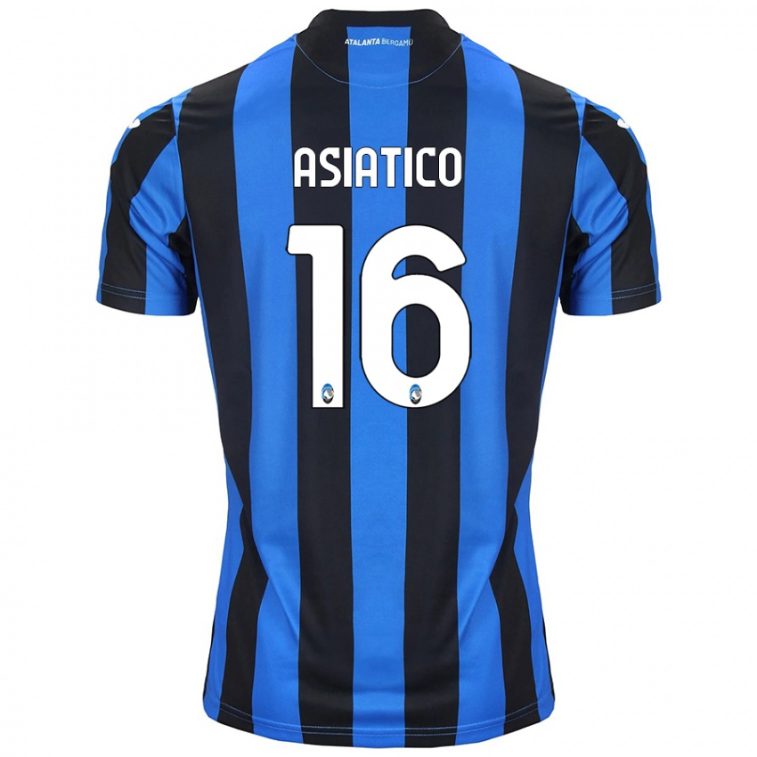 Niño Camiseta Pietro Asiatico #16 Azul Negro 1ª Equipación 2024/25 La Camisa México