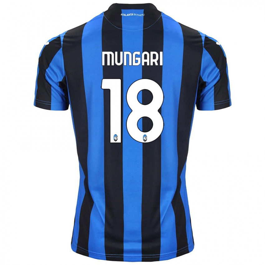 Niño Camiseta Giuseppe Mungari #18 Azul Negro 1ª Equipación 2024/25 La Camisa México