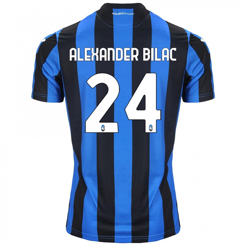 Niño Camiseta Max Alexander Bilac #24 Azul Negro 1ª Equipación 2024/25 La Camisa México