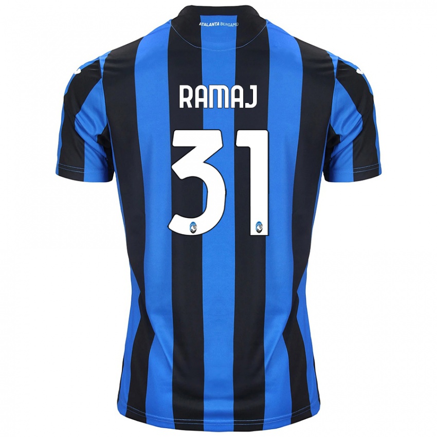 Niño Camiseta Gabriel Ramaj #31 Azul Negro 1ª Equipación 2024/25 La Camisa México