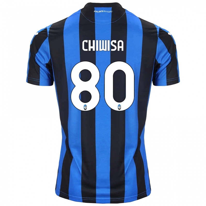 Niño Camiseta Mannah Chiwisa #80 Azul Negro 1ª Equipación 2024/25 La Camisa México