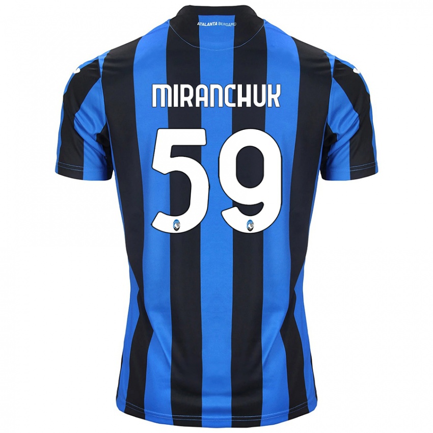 Niño Camiseta Aleksey Miranchuk #59 Azul Negro 1ª Equipación 2024/25 La Camisa México